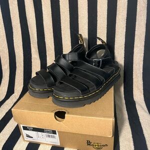 Dr. Martens Black Blaire Sandals